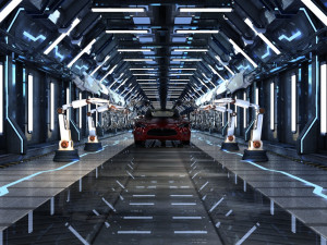 car factory Modelo 3D