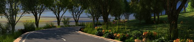 highway 3D-Modell .c4d .max .obj .3ds .fbx .stl .blend 