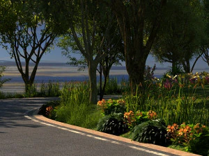 шоссе 3D Модель