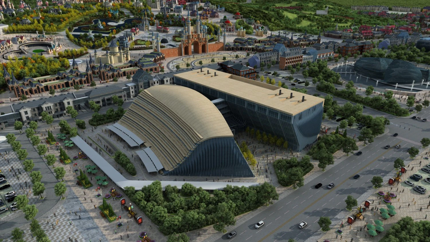 castle 3D Model .c4d .max .obj .3ds .fbx .stl .blend 