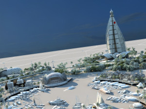 harbour of santoria 3D मॉडल