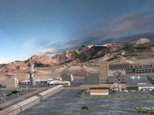 军事基地 3D 模型