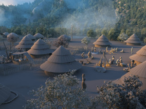 primitive tribe 3D Model