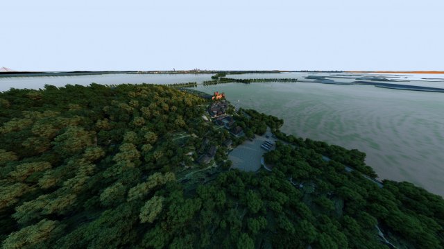 water city Model 3D .c4d .max .obj .3ds .fbx .stl .blend 