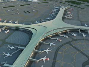 airport 3Dモデル
