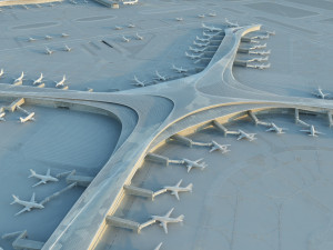 airport 3Dモデル