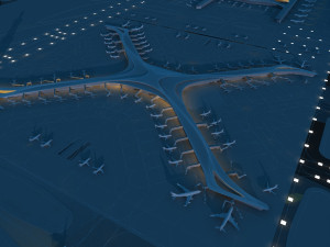 airport Modello 3D
