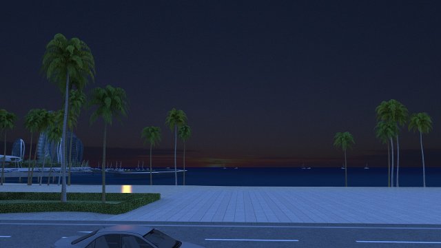 Small island Model 3D .c4d .max .obj .3ds .fbx .stl .blend 