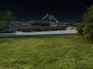 Naval port Modèle 3D