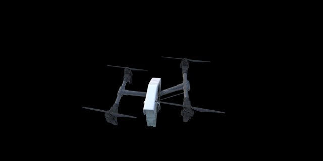 Drone 3D Model .c4d .max .obj .3ds .fbx .stl .blend 