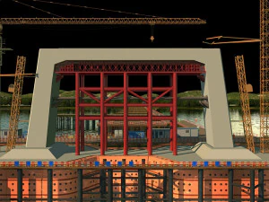 다리를 건설하세요 3D 모델