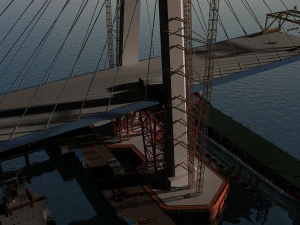 Build the bridge 3D Model