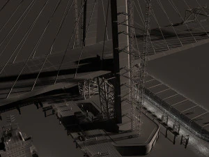 Build the bridge 3D Model