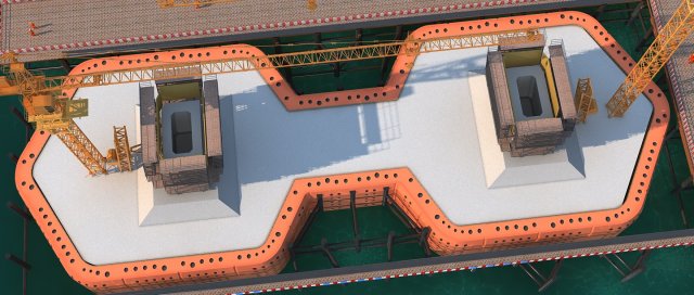 Build the bridge 3D Model .c4d .max .obj .3ds .fbx .stl .blend 