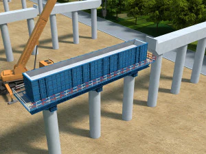 Build the bridge 3D Model