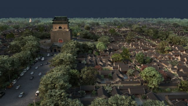 Bell tower 3D Model .c4d .max .obj .3ds .fbx .stl .blend 