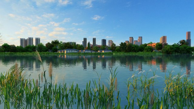 Wetlands 3D Model .c4d .max .obj .3ds .fbx .stl .blend