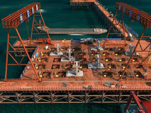 Build the bridge 3D Model