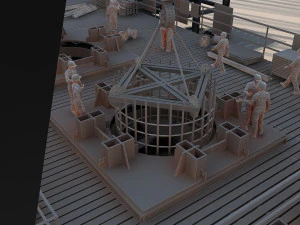 Build the bridge 3D Model