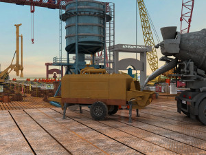 Build the bridge Modello 3D