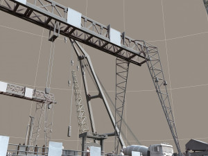 Build the bridge 3D 模型