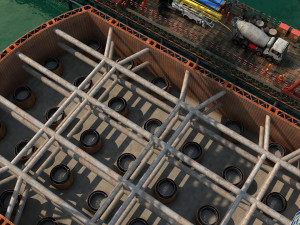 Build the bridge 3Dモデル