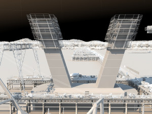 Build the bridge Modello 3D