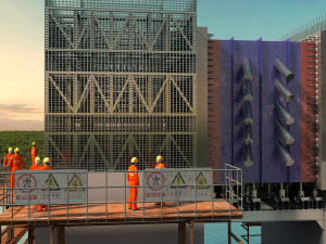Build the bridge 3Dモデル