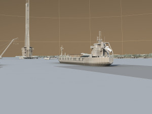Build the bridge 3D 모델