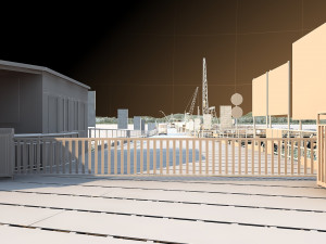 Build the bridge 3D 模型