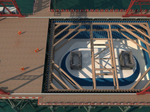 Build the bridge 3D 模型