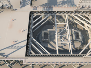 Build the bridge 3D 模型