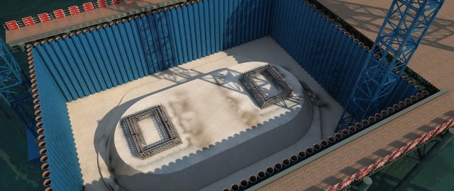 Build the bridge 3D मॉडल .c4d .max .obj .3ds .fbx .stl .blend 