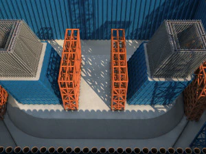 Build the bridge 3D Model