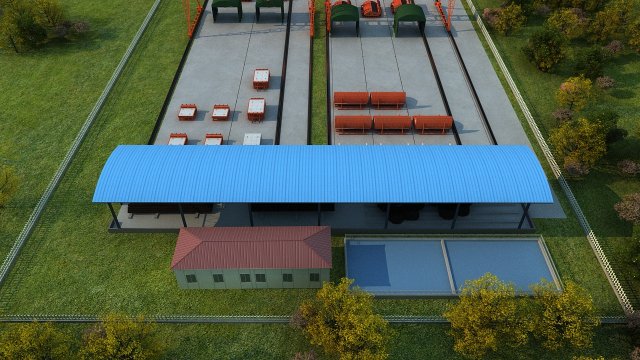 Build the bridge 3Dモデル .c4d .max .obj .3ds .fbx .stl .blend