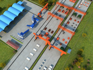 Build the bridge 3Dモデル