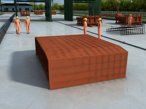 Build the bridge Modelo 3D