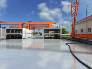 Build the bridge 3D-Modell