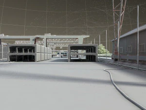 Build the bridge 3D Model