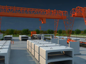 搭建桥梁 3D 模型