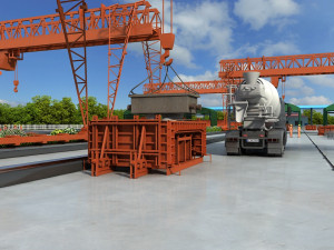 Build the bridge 3D Model