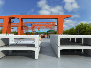 Build the bridge Modelo 3D