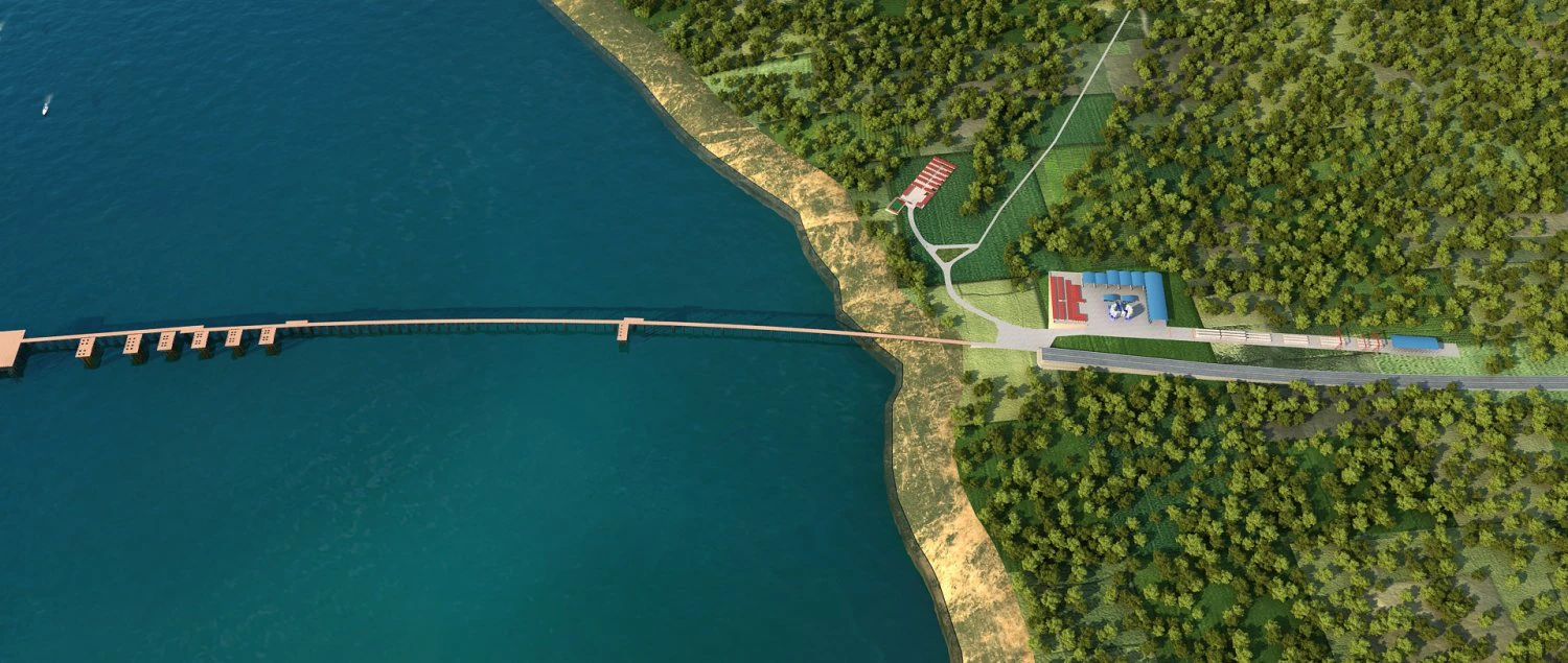 Build the bridge 3D Model .c4d .max .obj .3ds .fbx .stl .blend 