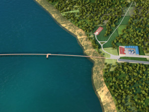 Build the bridge Modelo 3D