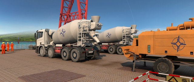 Build the bridge 3D Модель .c4d .max .obj .3ds .fbx .stl .blend 