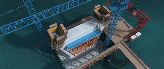 Build the bridge 3D Model .c4d .max .obj .3ds .fbx .stl .blend 