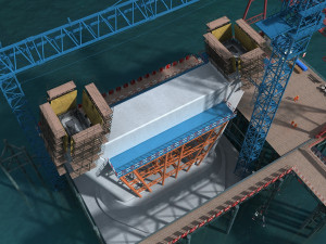 Build the bridge 3Dモデル