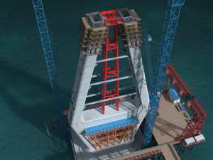 Build the bridge 3D Model