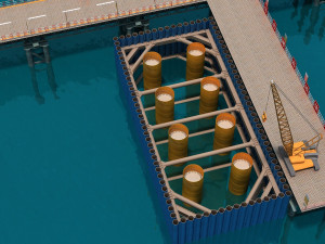 Build the bridge 3D Model