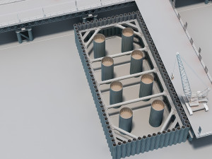 Build the bridge 3D Model